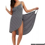 wsevypo Women's Beach Spaghetti Strap Cover Up Backless V Neck Bikini Swimsuit Wrap Long Dress Swimwear Black B07P9G6F91